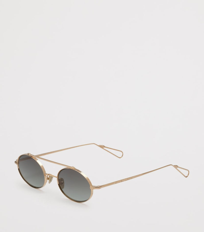 Ahlem metal turbigo oval sunglasses (British brand)