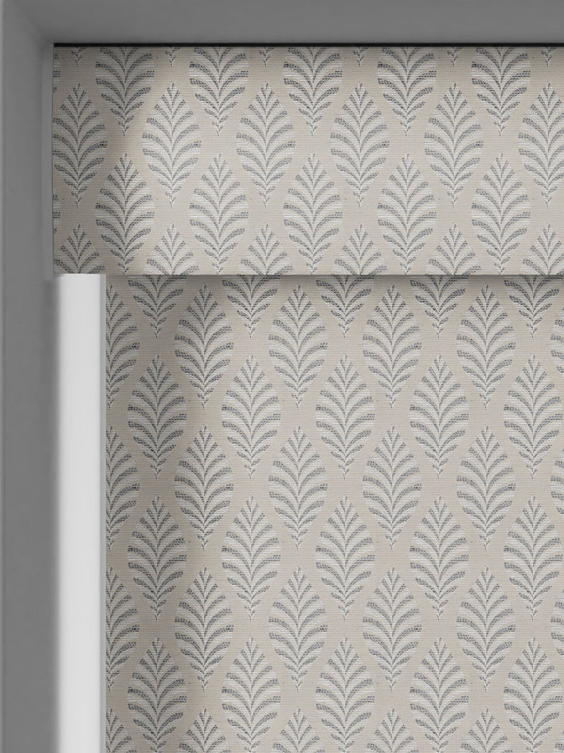 Next Fresca Grey blackout roller blind (British brand)