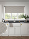 Next Fresca Grey blackout roller blind (British brand)
