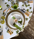 Summerill & Bishop Ivy print round tablecloth 260cm (British brand)