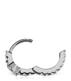 Maria Tash diamond star eternity hoop earring 6.5mm, UK version