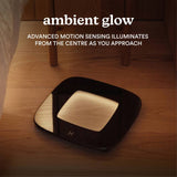 Homedics Glo Essential bathroom scale black, imported from the UK