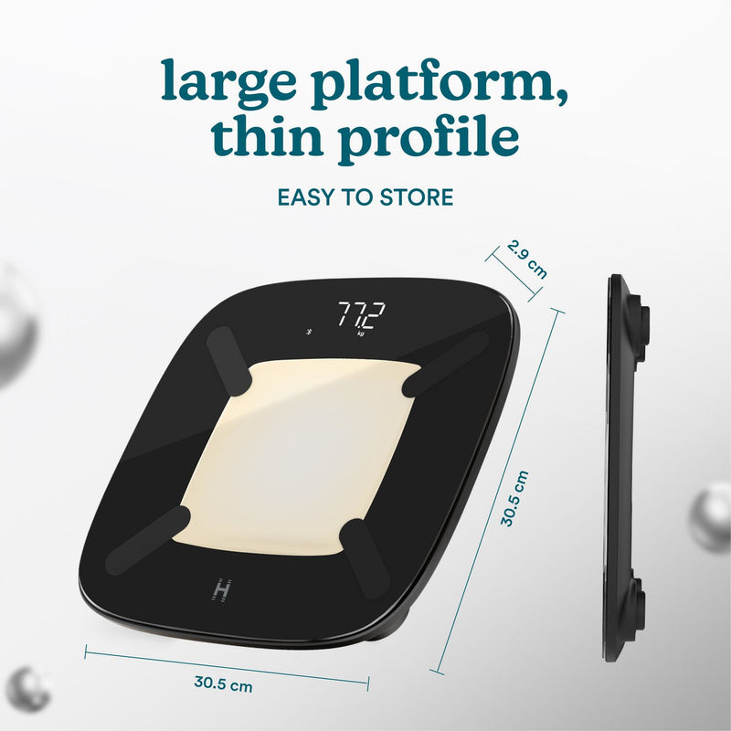 Homedics smart body analyser scale black - British product