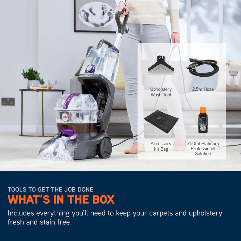 Vax Rapid Power Refresh corded carpet cleaner (British brand)