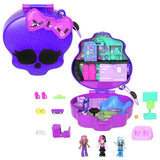 Polly Pocket Monster High playset with 3 micro dolls 29cm, imported from the UK