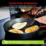 Tower 5-piece aluminium pan set with SmartStart indicator, imported from the UK