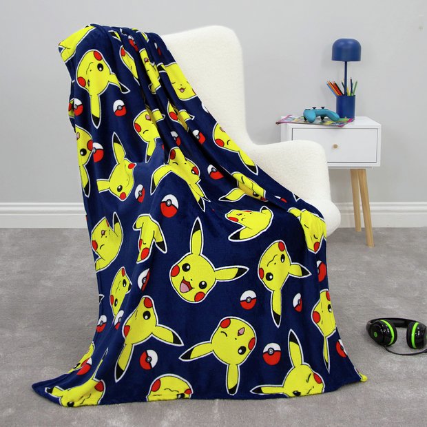 Pokemon Pikachu fleece throw 100x150cm - British product