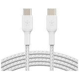 Belkin USB-C braided cable white 2m, imported from the UK