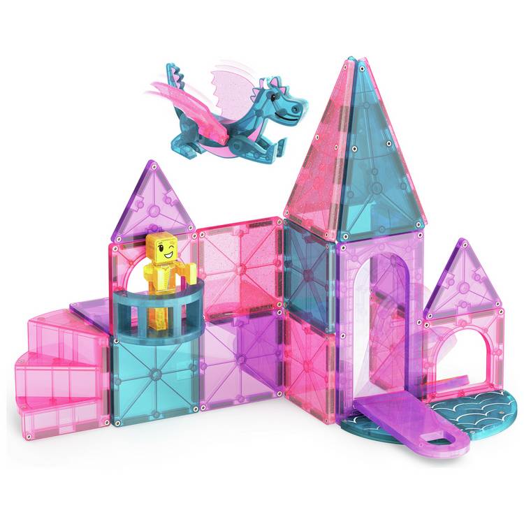 MAGNA-TILES Castle 25 piece magnetic set (British brand)