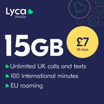 Argos Lyca Mobile 15GB Pay As You Go SIM Card- Buy online at McGrocer