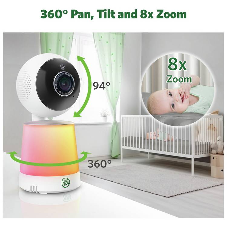 Leapfrog LF4917HD baby monitor 1080p Wi-Fi, imported from the UK