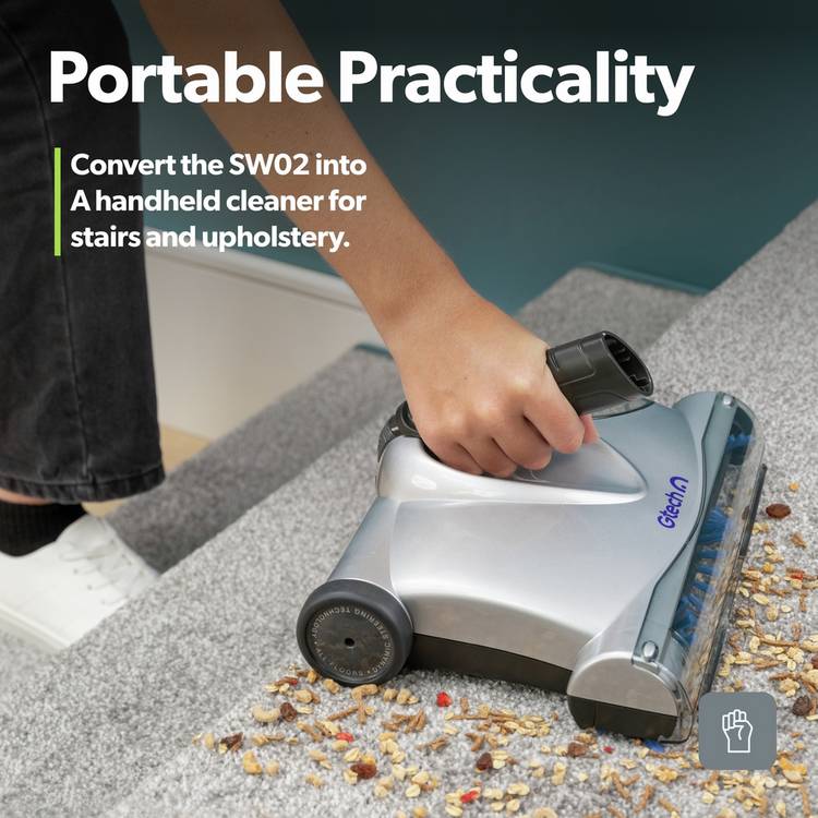 Gtech SW02 cordless power carpet sweeper (British brand)