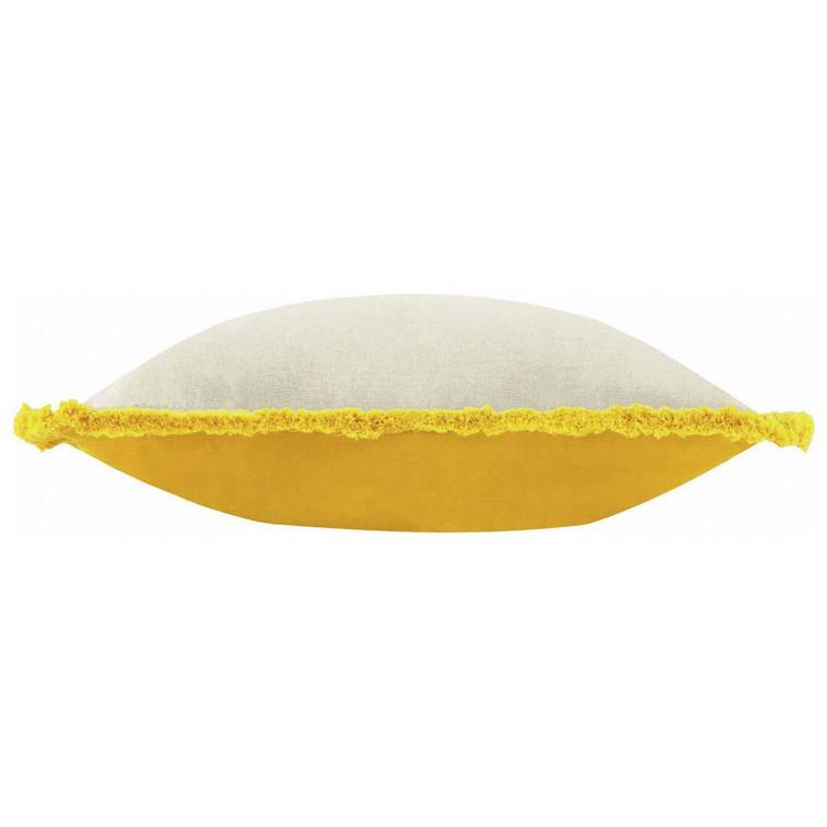 furn Soleil woven cushion yellow 30x50cm (British brand)