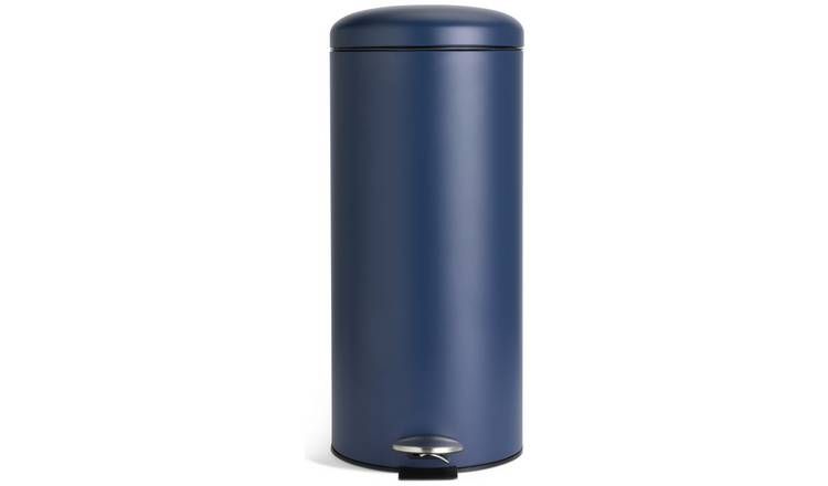 Habitat 30 Litre Domed Pedal Bin - Navy GOODS Argos