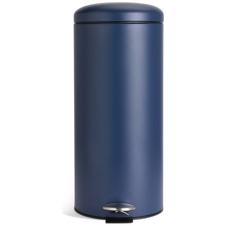 Habitat domed pedal bin navy 30 litre (British brand)
