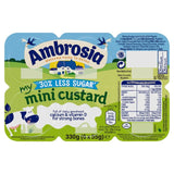 Ambrosia Custard Mini Pots 30% Reduced Sugar   6 x 55g