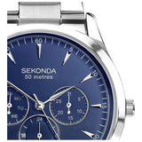 Sekonda men's watch blue sunray dial 42mm, imported from the UK