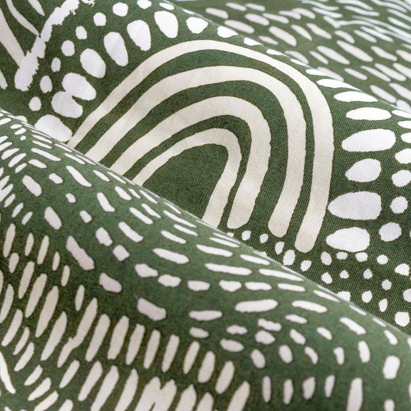 Hoem olive eyelet curtains 117x137cm, UK version