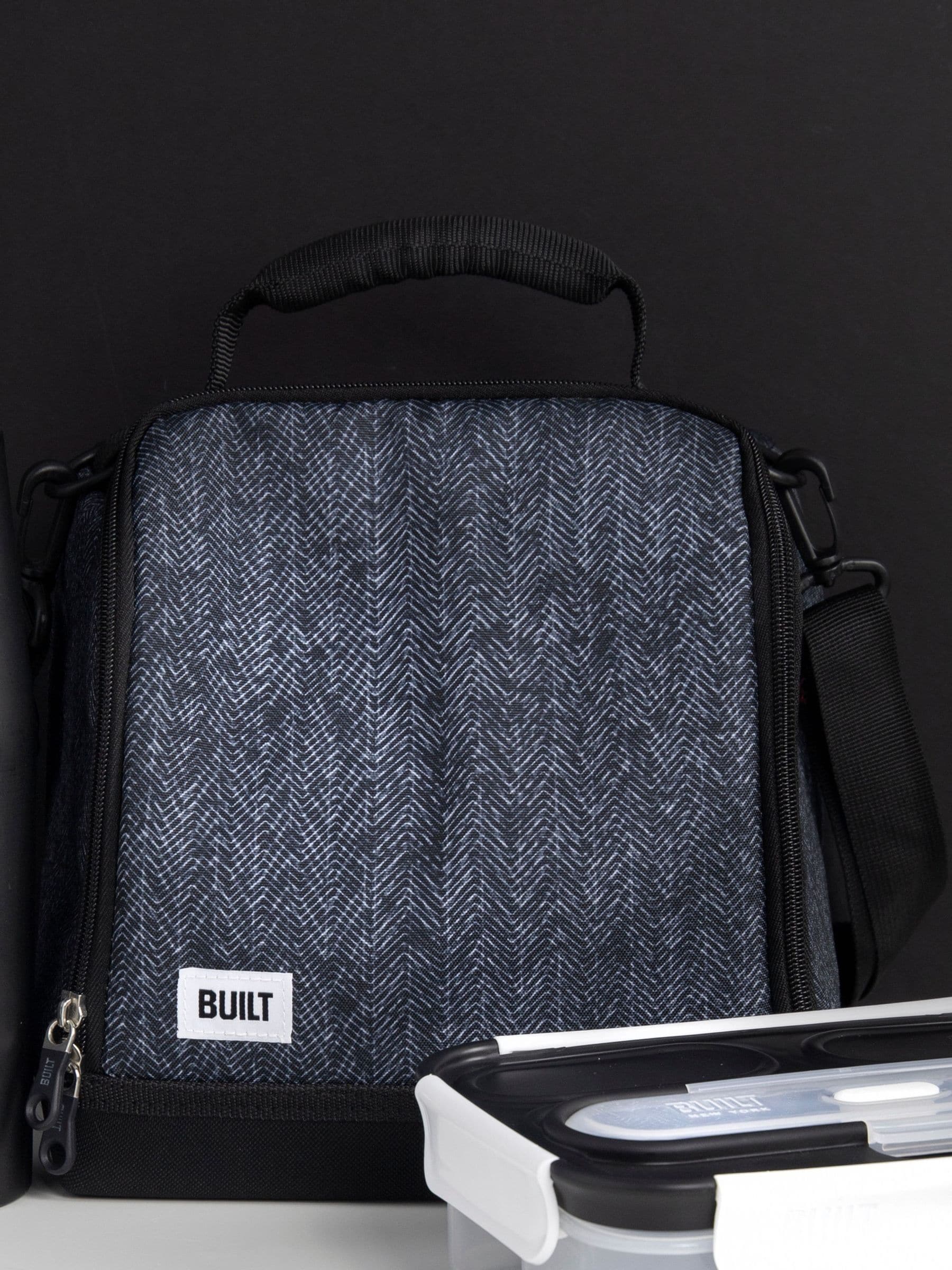BUILT Black Professional lunch bag 6 litre - British product