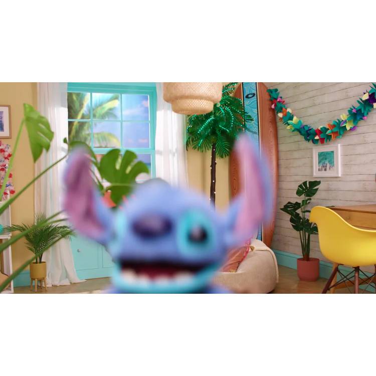 Disney Chatty Stitch Deluxe Puppetronic interactive toy, UK version