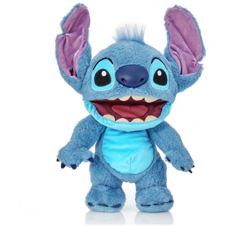 Disney Chatty Stitch Deluxe Puppetronic interactive toy, UK version