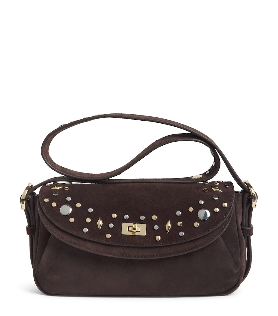 Sandro Paris suede shoulder bag medium (British brand)