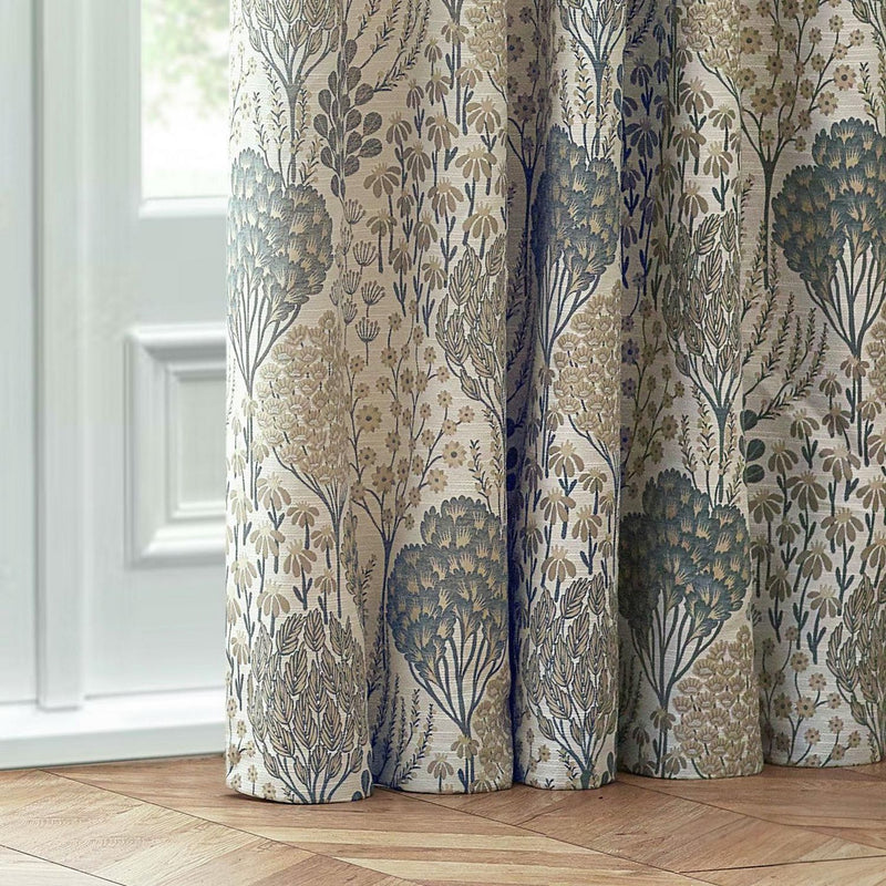 Wylder Ophelia Pencil Pleat Curtains - Beige - 229x183cm