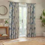 Wylder Ophelia Pencil Pleat Curtains - Beige - 229x183cm