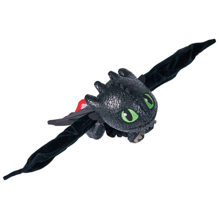 Toothless gliding plush dragon toy 12 inches - British product
