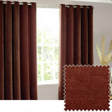 Yard chenille curtains Nutmeg 117x137cm, imported from the UK