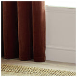 Yard Chenille Eyelet Curtains- Nutmeg - 168x183cm