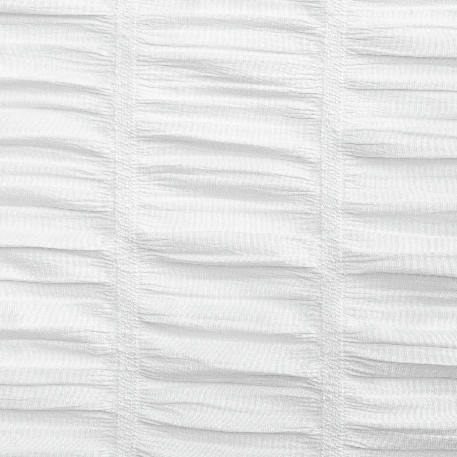 Argos Home Ruched Texture White Bedding Set - Double