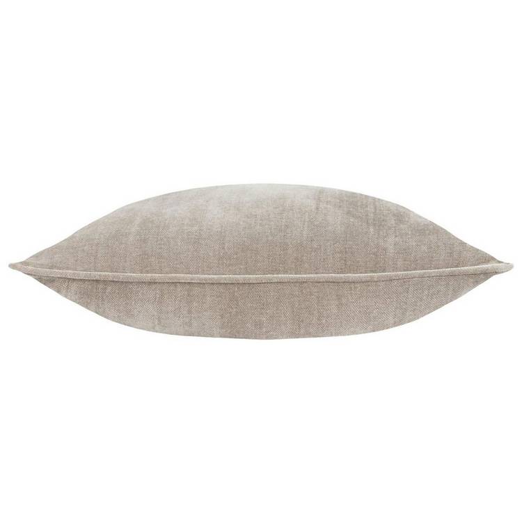 Yard greige chenille piped cushion 50x50cm, UK version