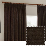 Yard Chenille Fully Lined Pencil Pleat Curtains - 168x229cm