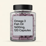 Holland & Barrett Omega 800mg r-TG fish oil supplement 120 capsules (British brand)