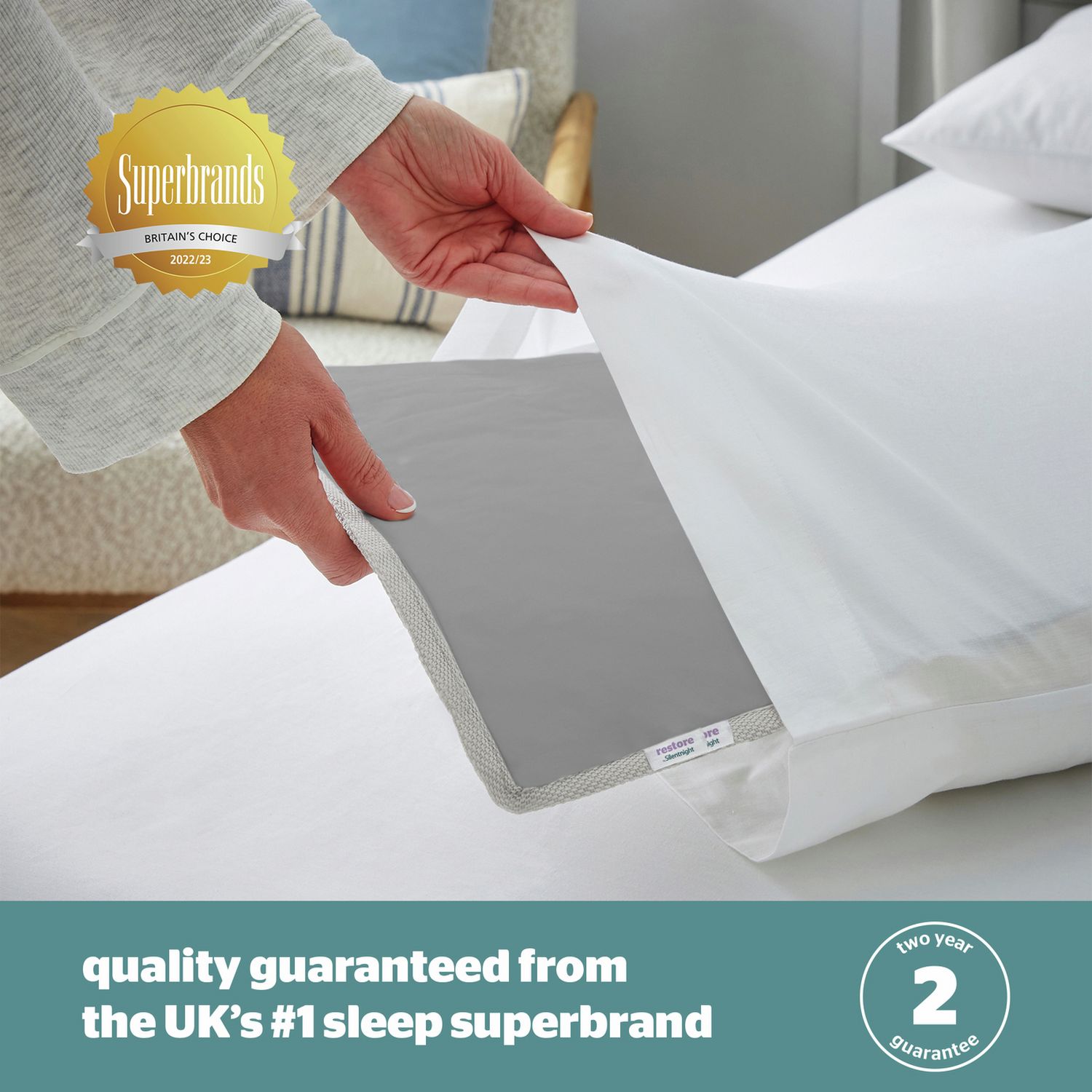 Silentnight cooling gel pillow pad 60x40cm, imported from the UK