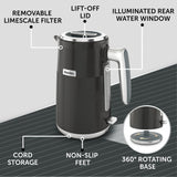 Breville Obliq kettle black 1.7 litre, UK version
