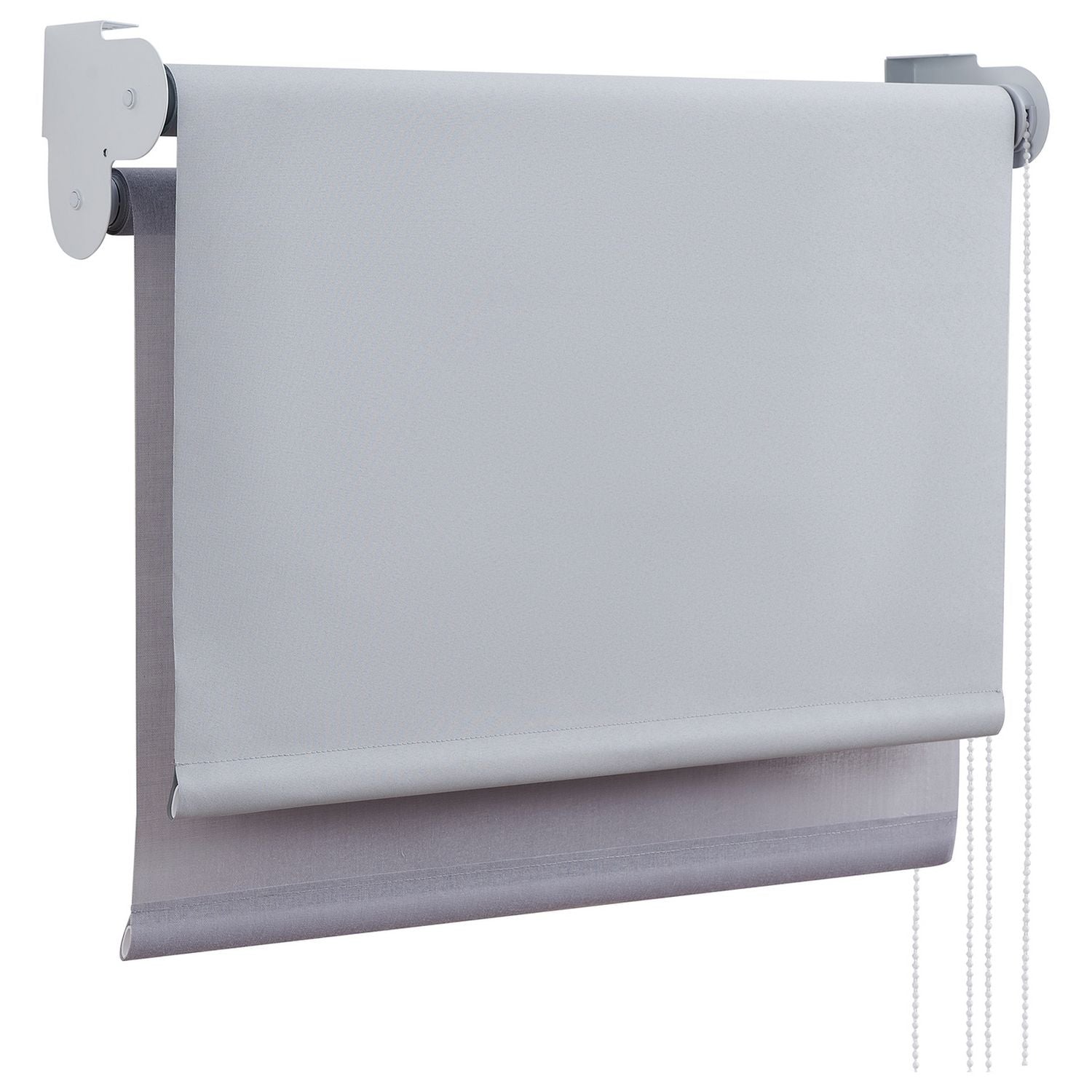 Little Black Book Blackout Double Grey Roller Blind - 150cm