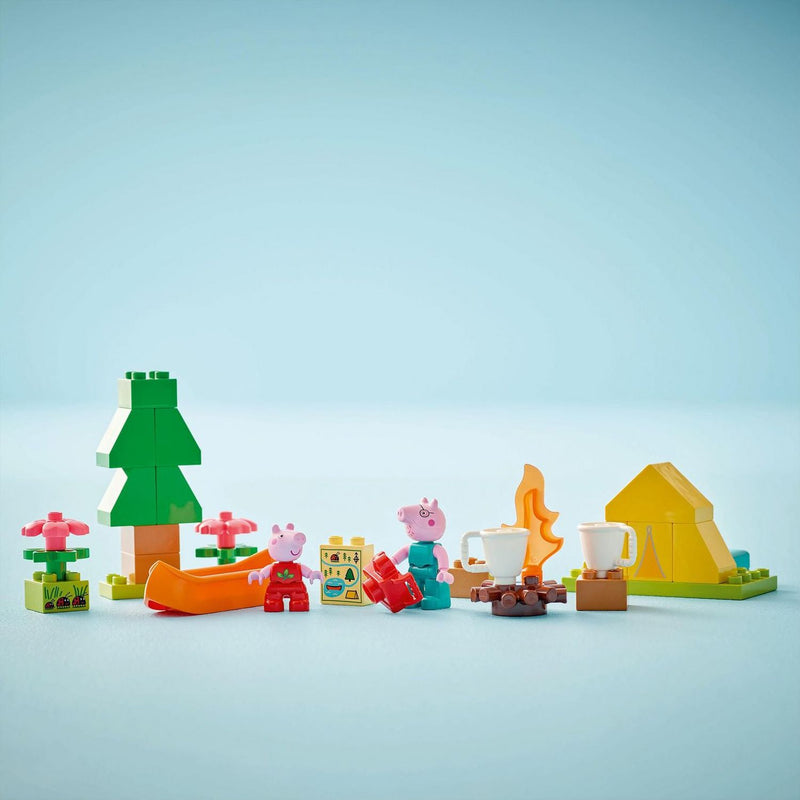 LEGO DUPLO Peppa Pig Camping toddler toy, imported from the UK