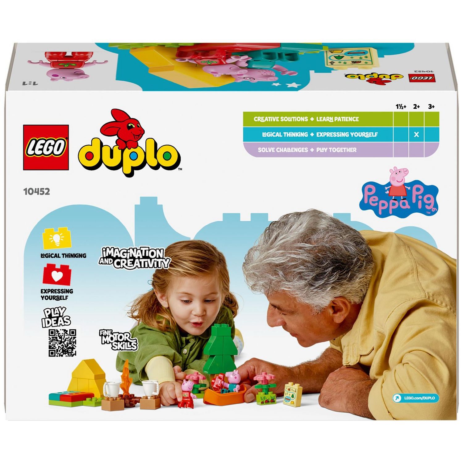 LEGO DUPLO Peppa Pig Camping toddler toy, imported from the UK