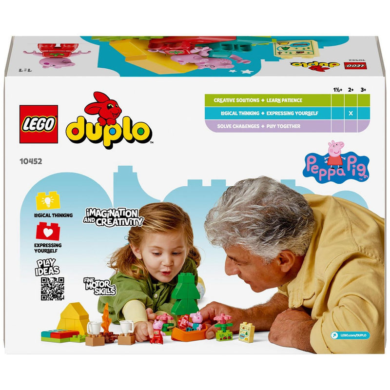 LEGO DUPLO Peppa Pig Camping toddler toy, imported from the UK