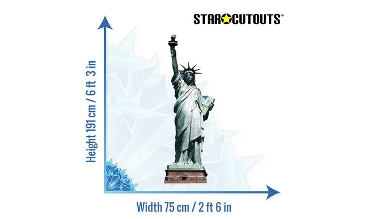 Star Cutouts Statue Of Liberty Cardboard Cutout