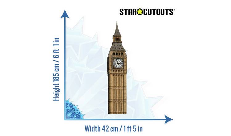 Star Cutouts Big Ben Cardboard Cutout GOODS Argos