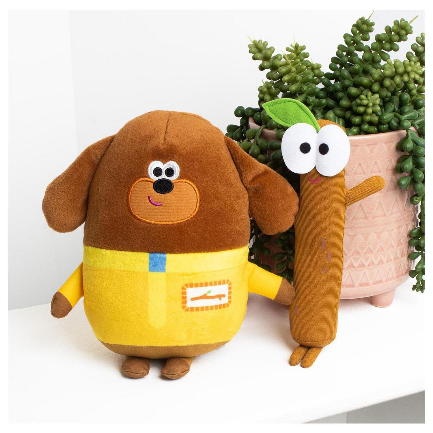 Hey Duggee and Stick soft toy twin pack, imported from the UK