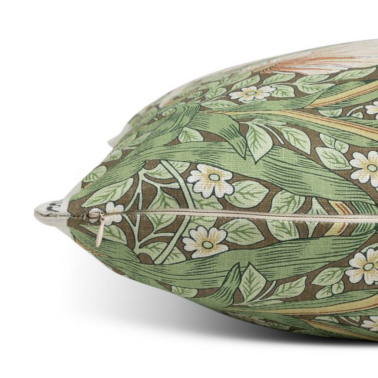 Morris & Co Pimpernel cushion green 50x50cm (British brand)