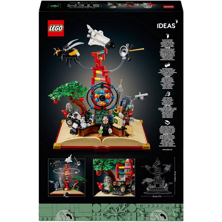 LEGO Ideas STEM building set 21355 with minifigures (British brand)
