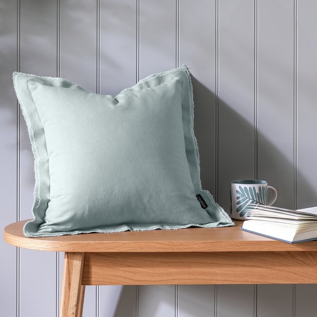 Habitat triple ruffle cushion 43x43cm, imported from the UK
