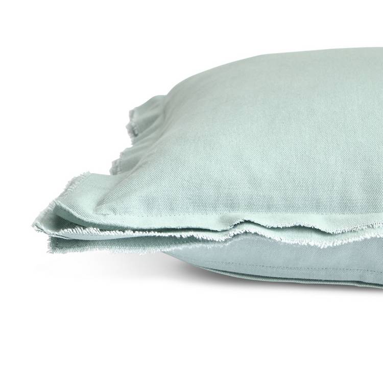 Habitat triple ruffle cushion 43x43cm, imported from the UK