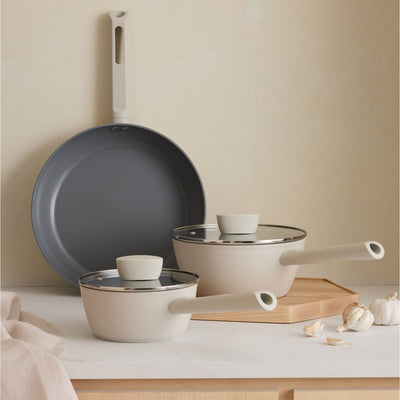 Argos Habitat 3 Piece Ceramic Coated Pan Set- Buy online at McGrocer