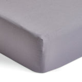 Habitat Polycotton Extra Deep Grey Fitted Sheet - Double
